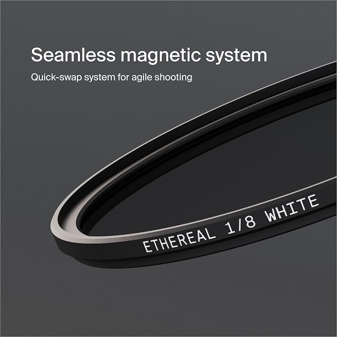 Urth 55mm Magnetic Ethereal White Mist ⅛ Diffusion Lens Filter — Cinematic - Image 4