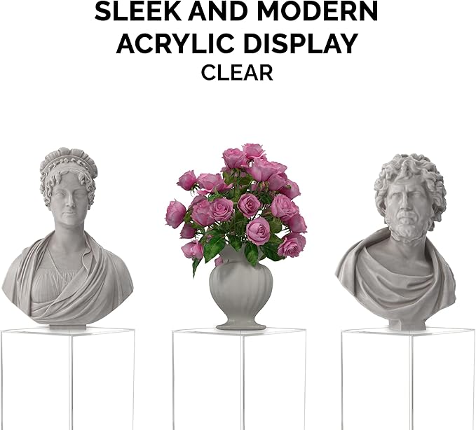Tall Display Cube 12" W x 12" D x 16" H Clear - Image 2