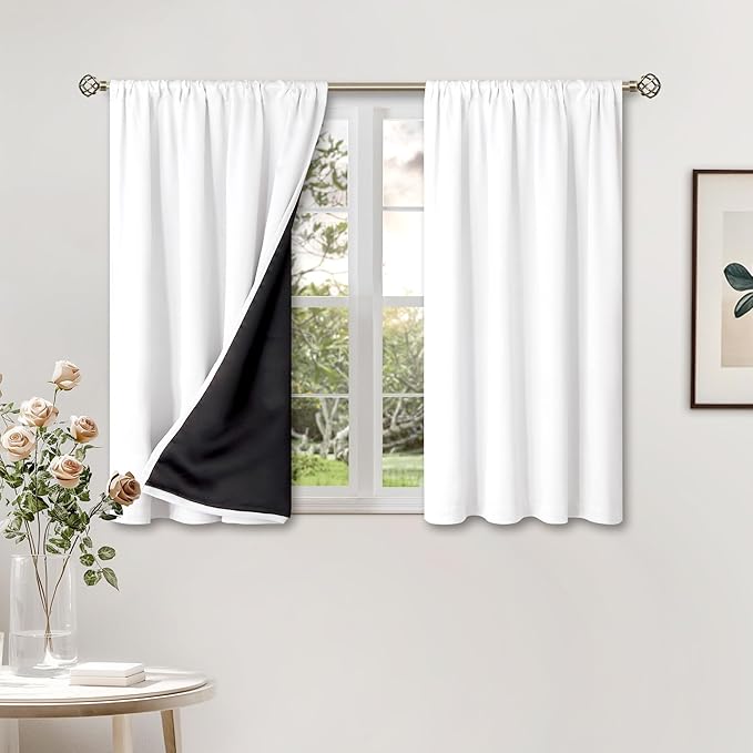 BGment Short Blackout Curtains for Small Window 40 Inch Long, Thermal Insulated by BGment