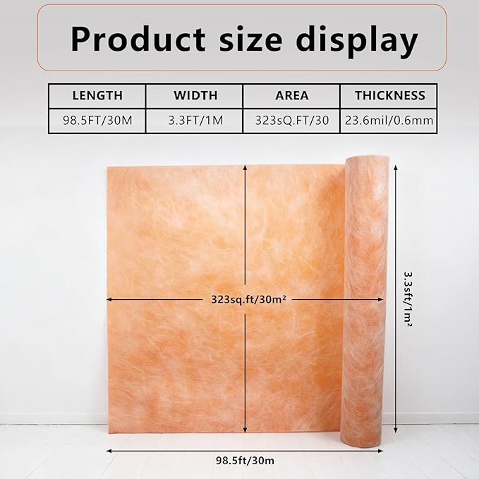 3.3 FT x 98.5 FT Waterproof Membrane - Image 4