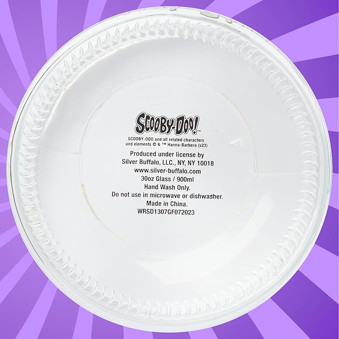 Silver Buffalo Scooby Doo Scooby Snacks Glass Cookie Snack Candy Jar - Image 8
