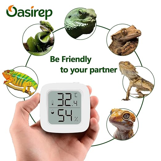 Reptile Thermometer and Hygrometer – Fast Accurate LCD Digital Temp & Humidity - Image 7