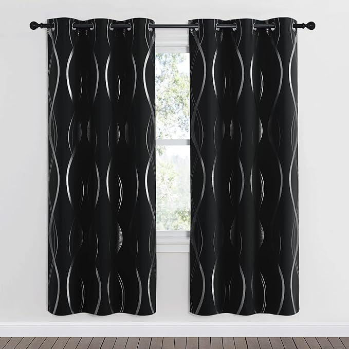 NICETOWN Blackout Curtain Panels 72 inches, 42 inches Wide, Light Reducing - Image 2