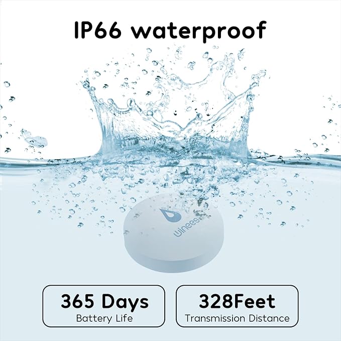 Winees WiFi Water Leak Detector, 1 Pack Water Sensors - Image 6