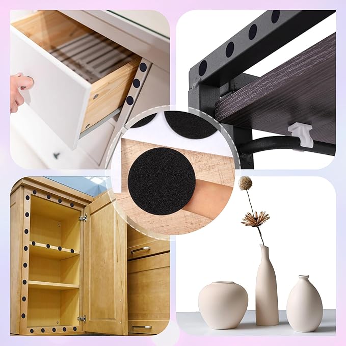 200 Pcs Small Felt Furniture Pads, Self-Adhesive EVA Foam Dot Circles, Round - Image 7