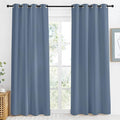 NICETOWN Blackout Curtain Panel, Ring Top, W55 x L86, Stone Blue Color by NICETOWN