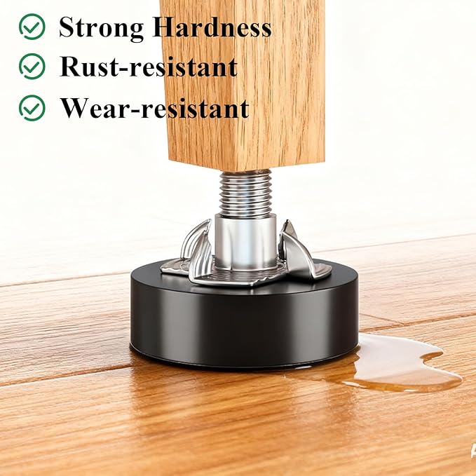 Adjustable Leveling Feet: T-Nuts & Floor Protectors, Heavy Duty Furniture - Image 3