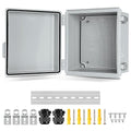 Waterproof Electrical Junction Box, IP67 Plastic Weatherproof Electrical by TOTUFY