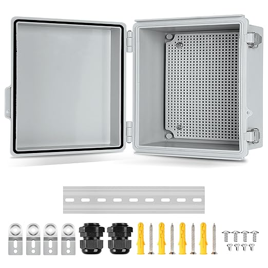 Waterproof Electrical Junction Box, IP67 Plastic Weatherproof Electrical by TOTUFY