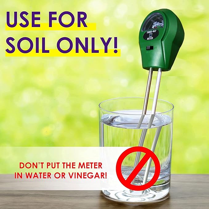 3-in-1 Soil Tester. Soil pH Meter + Moisture Meter +Light Tool - Image 6
