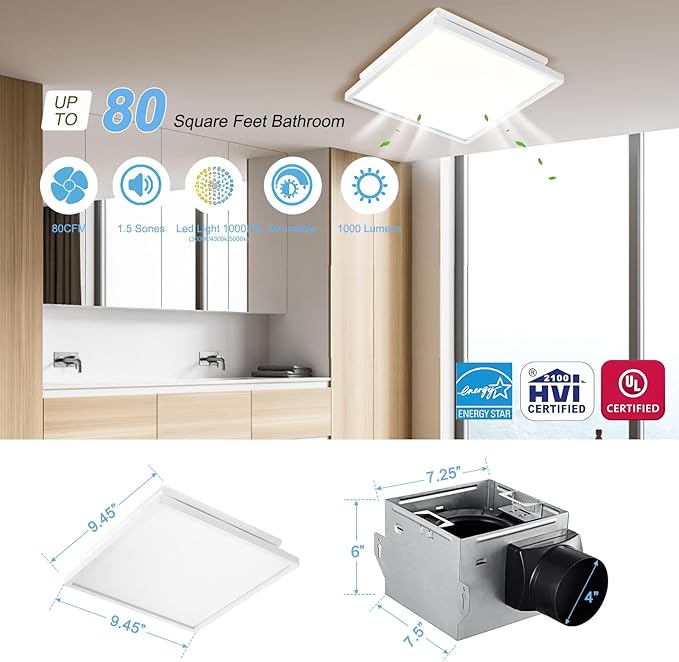Tech Drive Bathroom Exhaust Fan - Image 3