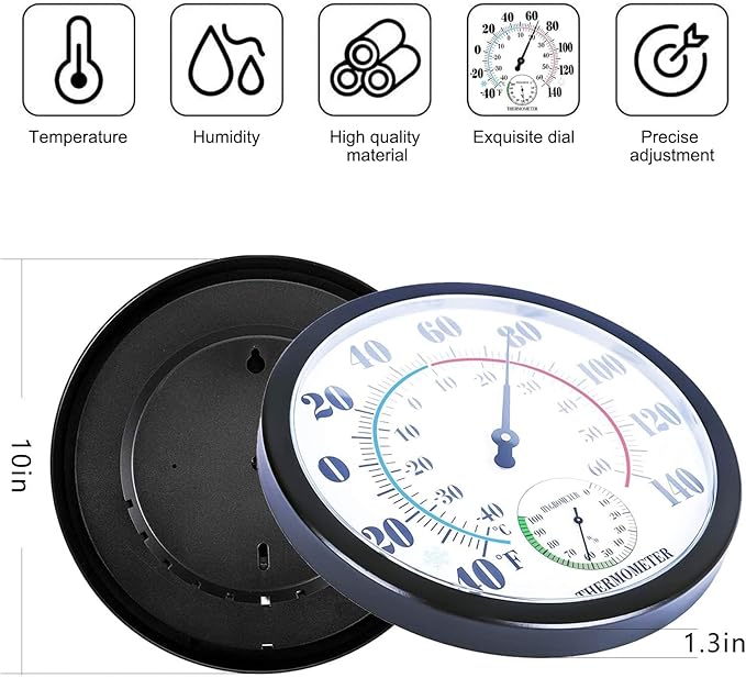 Indoor Outdoor Thermometer Hygrometer - Image 3