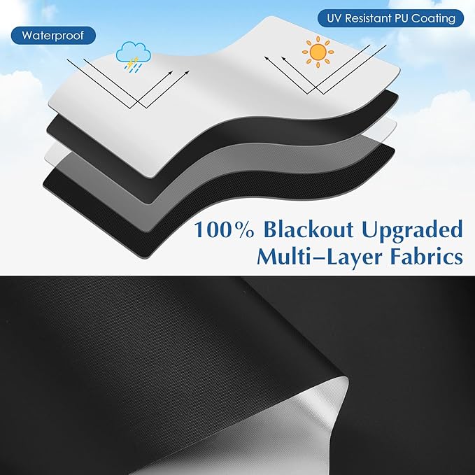 Blackout Window Cover, Portable Window Blinds, Travel DIY Window Blackout - Image 6