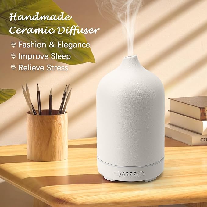 Diffuserlove Ceramic Diffuser 250ML Essential Oil Diffusers Aromatherapy - Image 2