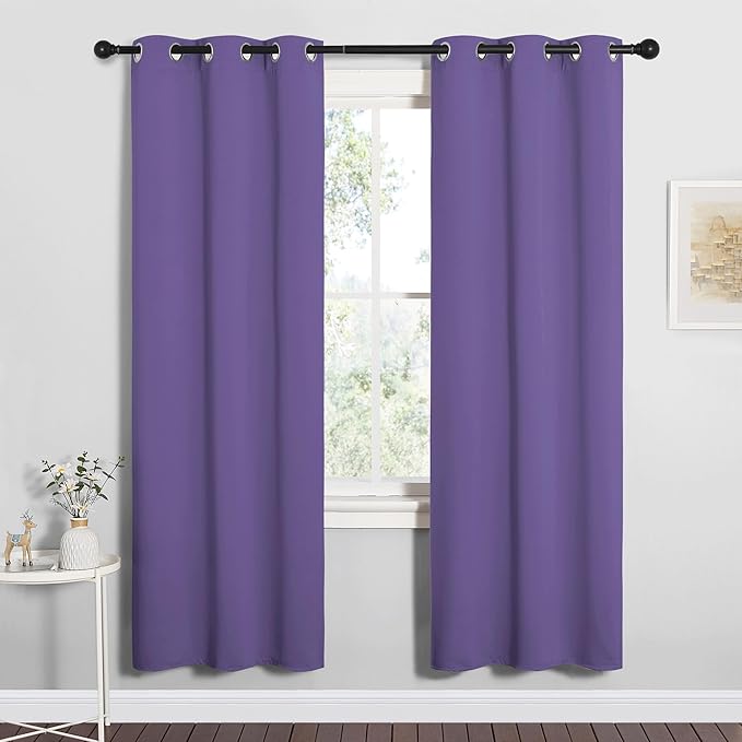 NICETOWN Bedroom Curtain Panels Blackout Draperies, Thermal Insulated Solid by NICETOWN