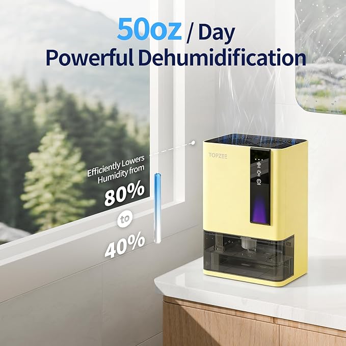 Dehumidifiers for Home, Dehumidifier for Bedroom Bathroom Basement - Image 2