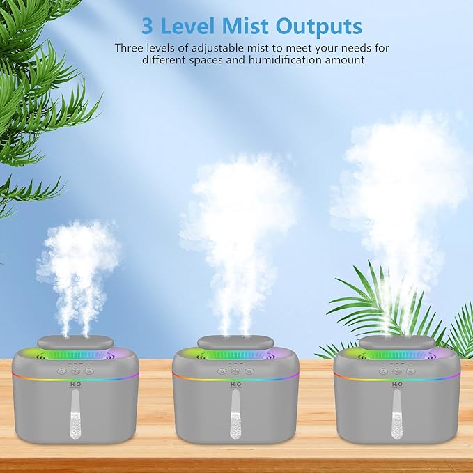 2L humidifiers for bedroom humidifier Home Ultra-Quiet 28 dB Quiet Supersized - Image 6