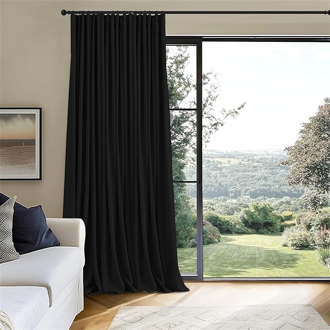 INOVADAY Thermal Sliding Door Curtains 100% Blackout Curtains - Image 2