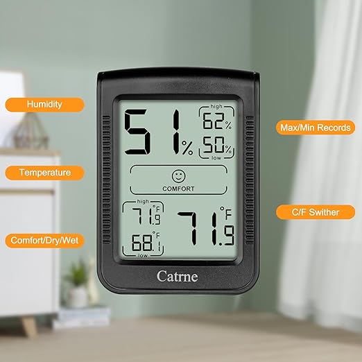 Digital Hygrometer Indoor Thermometer - Image 3