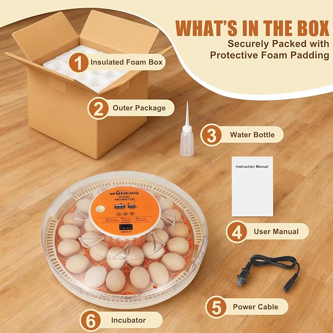 Smart Lite 30-Egg Incubator for Experienced Hands-On Hatchers, Auto Egg Turn - Image 8