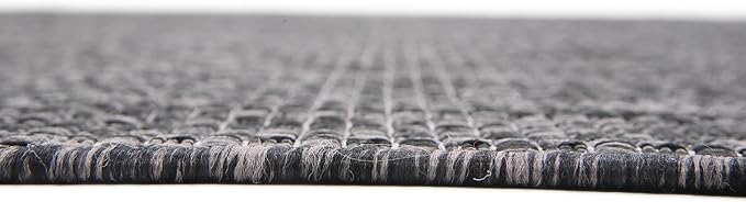 Unique Loom Collection Casual Transitional Solid Heathered Indoor/Outdoor - Image 9