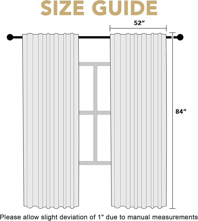 H.VERSAILTEX Light Reducing Curtains Thermal Insulated Window Treatment Panels - Image 6