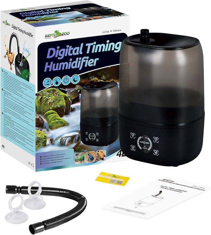 REPTI ZOO 4L Reptile Fogger Mister Tank, Terrariums Digital Tank Timing - Image 7