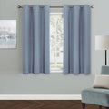 MYSKY HOME Blackout Curtains for Bedroom, Grommet Room Darkening Curtain by MYSKYHOME