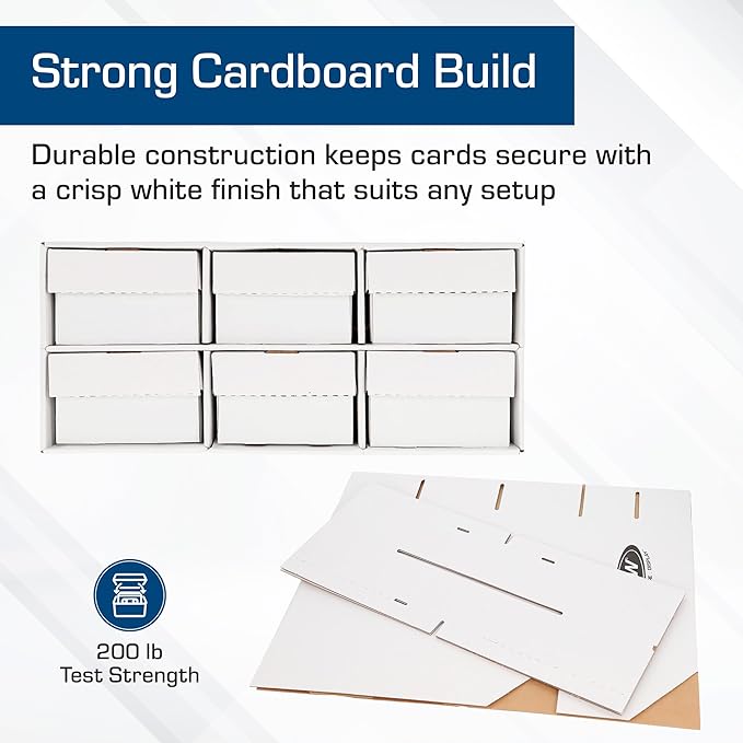 BCW 1600 Count Two Row Card House Storage Box - Image 4