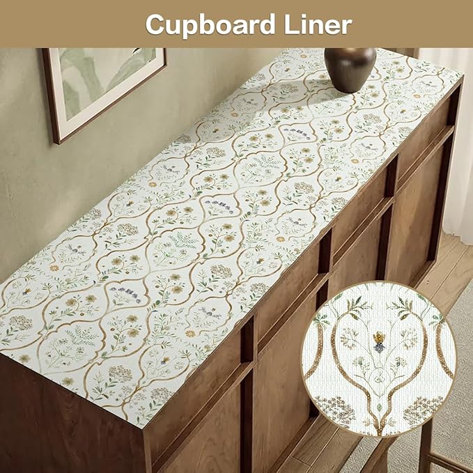 Drawer and Shelf Liner for Kitchen Cabinets Non-Adhesive Drawer Liners Strong - Image 7