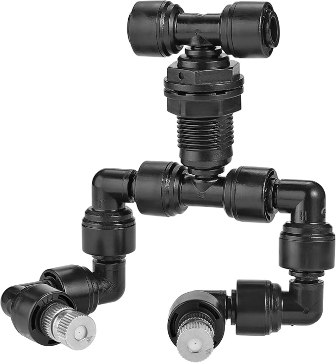 CozyCabin 2Pcs Double Reptile Mister Nozzles, 1/4'' Reptile Misting Spray - Image 6