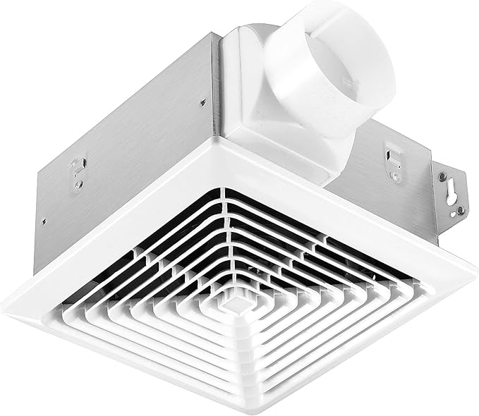 Bathroom Exhaust Fan 50 CFM 1.0 Sone, 3-Inch Duct, Energy Star Certified by Unknown
