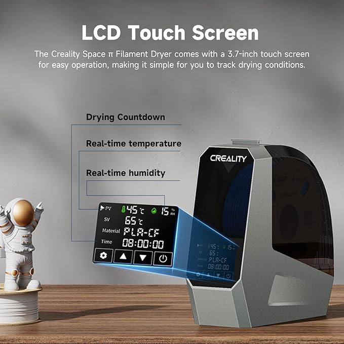 2026 New Official CREALITY Space Pi Filament Dryer, 360° 110W PTC Hot-Air - Image 4