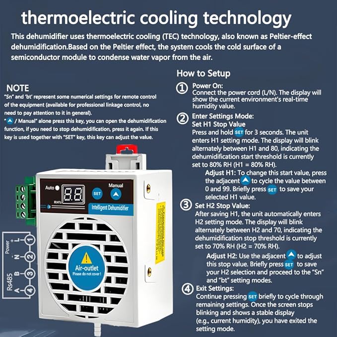 Mini Dehumidifier for Confined Space Electric Box/Storage - Image 4