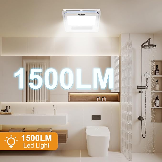 13.8 IN Bathroom Exhaust Fan - Image 4