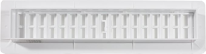 Decor Grates PL212-WH 2-Inch by 12-Inch Plastic Floor Register - Image 2