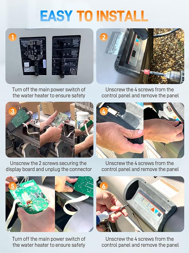 IDXL2DB1930 Display Board with Control Panel Keypad Membrane Assembly - Image 5
