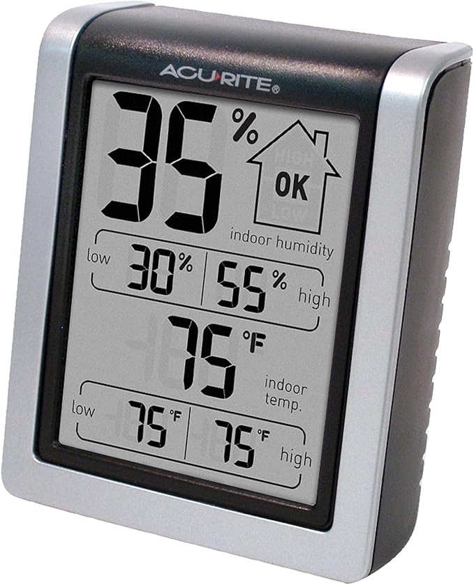 AcuRite Wireless Digital Indoor Thermometer and Hygrometer Monitor - Image 6