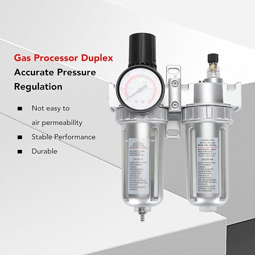 1/4 Inch Aluminum Alloy Air Filter Pressure Regulator, Compressed Air Line - Image 4