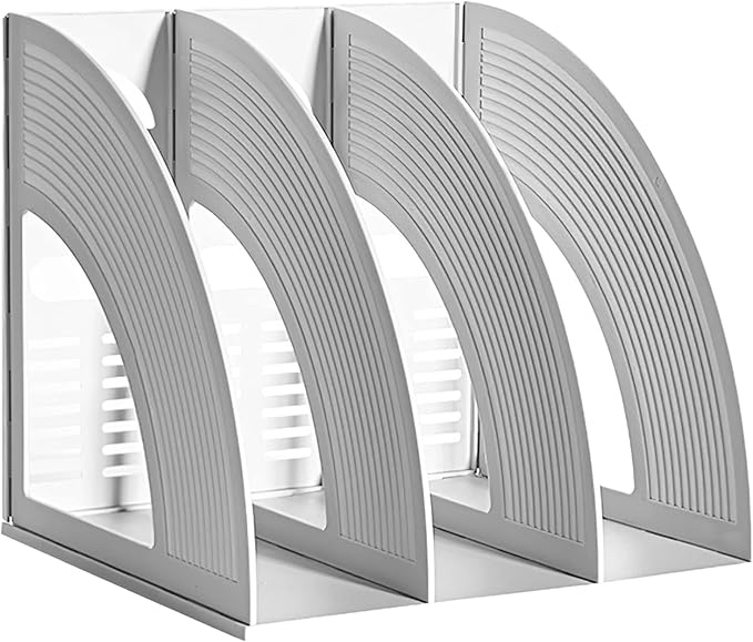 Marte Vanci Magazine File Holder Book Desktop Organizer Plastic Storage Sturdy by MarteVanci