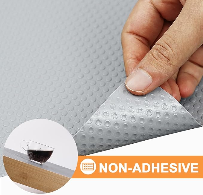 Shelf Liners for Kitchen Cabinets 16-inch: Waterproof Non-Adhesive Drawer Liner - Image 4