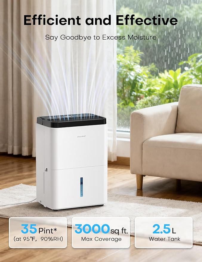3000 Sq.Ft Dehumidifiers for Home - Image 2