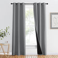 NICETOWN Full Shade Curtain Panel, Energy Smart & Noise Blocking Out Blackout by NICETOWN