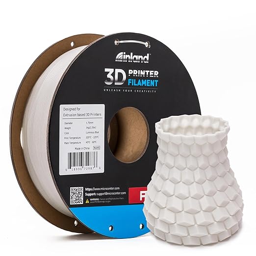 INLAND Micro Center PLA+ 3D Printing Filament 1.75mm by INLAND