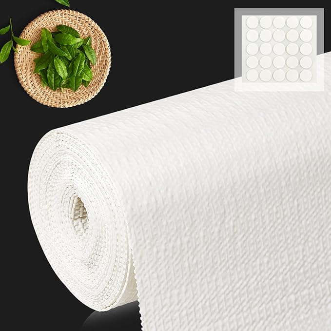 Shelf Liner for Kitchen Cabinets 24" x 120" Non-Adhesive Non-Slip Drawer Liners by MIAONET