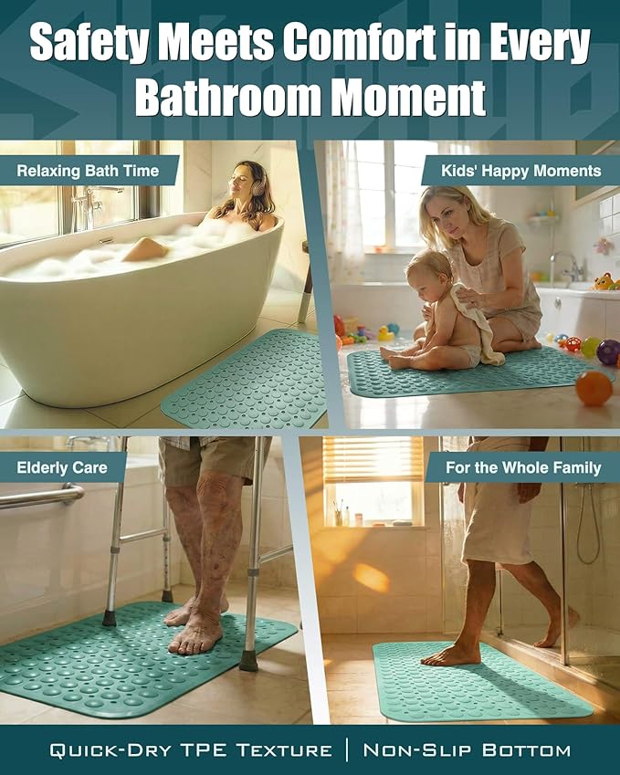 Heavy Duty TPE Bathtub Mat - Image 7