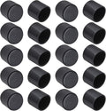 Round Rubber Furniture Leg Caps, 7/8 Inch Chair Leg Floor Protectors by Bonsicoky