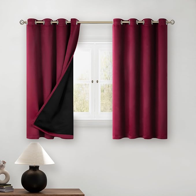 BGment Short 100% Blackout Curtains by BGment