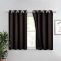 NICETOWN 100% Blackout Curtain 45 inches Length, 2 Thick Layers Completely by NICETOWN