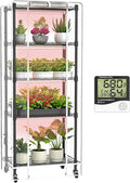 Indoor Greenhouse with Grow Lights, 5 Tier 23.2" L×13.4" W×61.4" H Mini by sagrynfp
